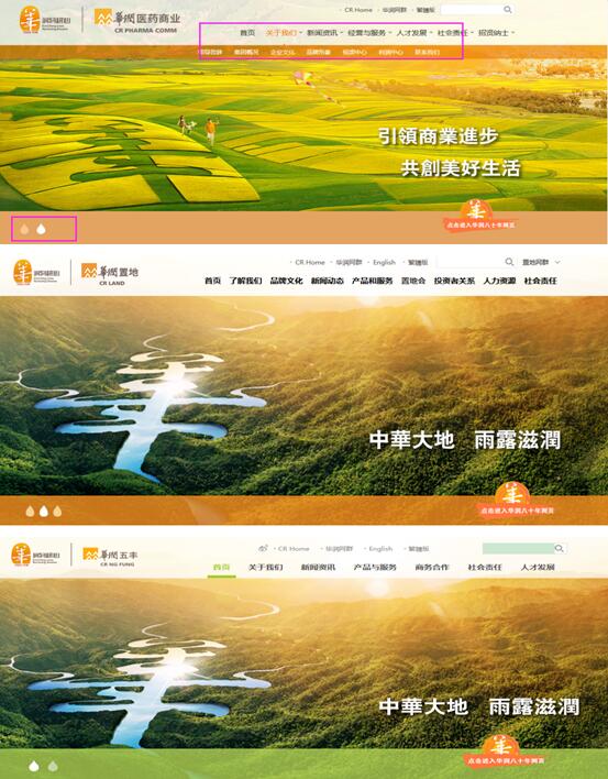华润网站设计